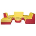 Комплект мягконабивной мебели "Умница" желто-красный, Расцветки модели «Умница» - фото 117476884