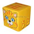 Пуфик-кубик "Котик" арт. 3П1 - фото 117476991
