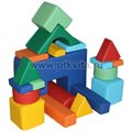 Мягкий игровой модуль из 20 элементов (2 гр.) арт. 12.2.20 - фото 117477095