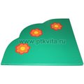 Мат игровой "Лужок" 1/4 круга арт. 5МТ4 - фото 117477160