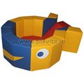Сухой бассейн разборный "Кит" мягкое дно 10 см. арт. 8РТ6 - фото 117477225