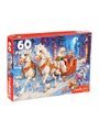 Пазл «Новогодняя упряжка», 60 деталей - фото 119794079