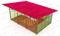 Теневой навес с интерактивным полом и модулями из Экопластика Petra 8000*4000 мм (32 кв.м) - фото 120624006