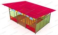 Теневой навес с интерактивным полом и модулями из Экопластика Petra (с бортиком) 5000*4000 мм (20 кв.м) - фото 120624010