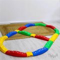 Балансировочная дорожка "Змейка" пластиковая - фото 121181326