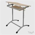Стол ученический 1-м регулируемый "Наука-лайт" с полкой - фото 121184670