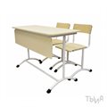Стол ученический 2-м "Форт" регулируемый с экраном - фото 121184689