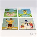 Набор дидактических пазлов (сюжетные картинки) - фото 121232401