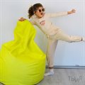 Кресло-мешок XXXL желтое (140х100 см) - фото 121233291