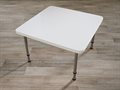 Стол на телескопических ножках Классика квадратный (белый) - фото 121517397